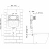 Встраиваемый смывной бачок WASSERKRAFT ALLER 10TLT.031.ME.MG02